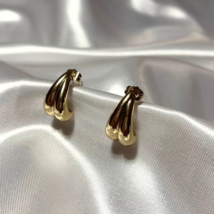 Aros Aura Laminado en Oro 14K