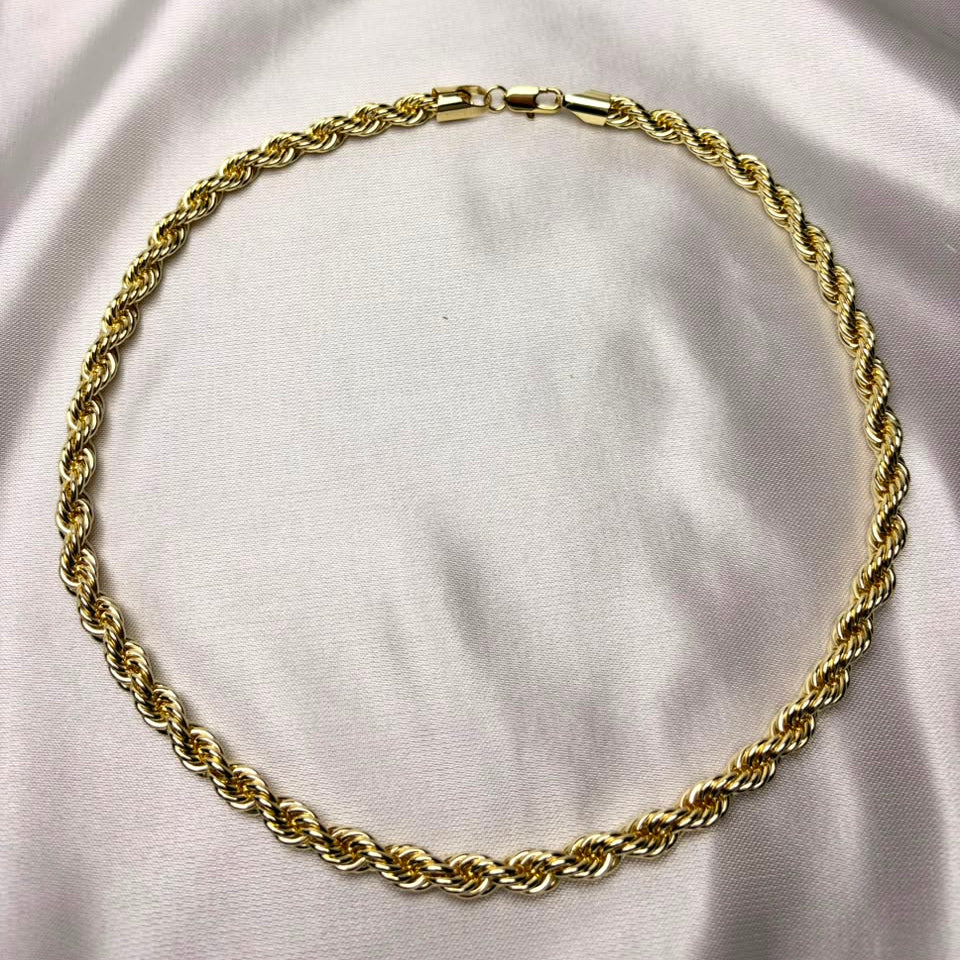 Cadena Imperial laminado en oro 14K