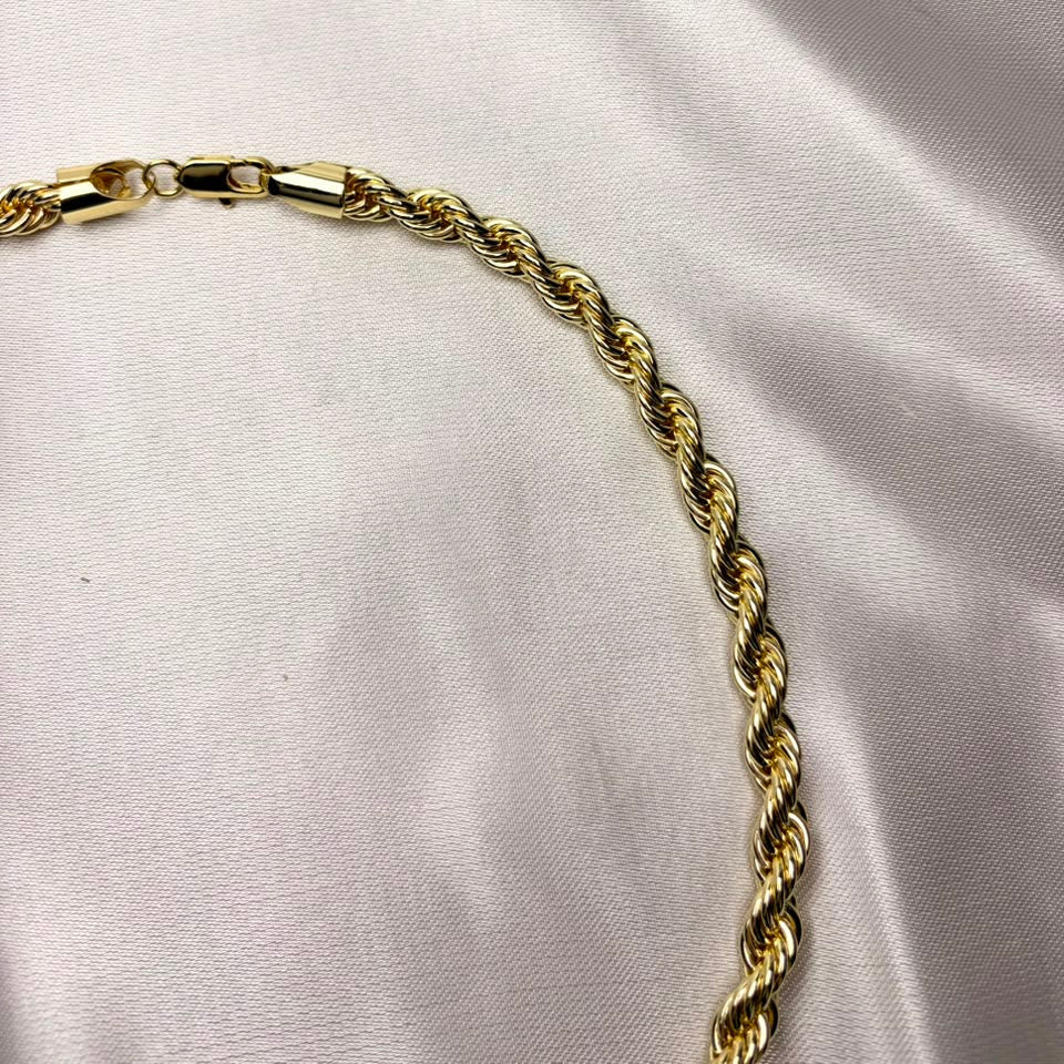 Cadena Imperial laminado en oro 14K
