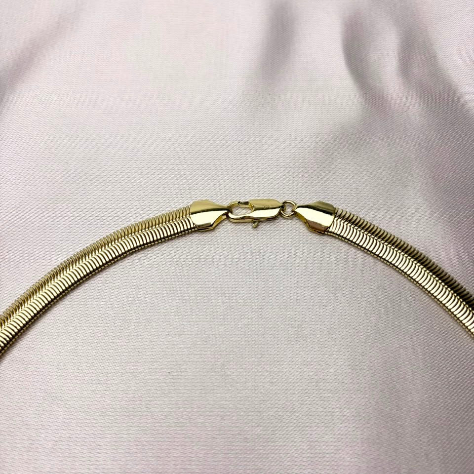 Cadena Velvet laminado en oro 14K