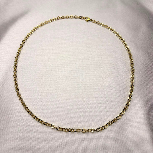 Cadena Aurora laminado en oro 14K