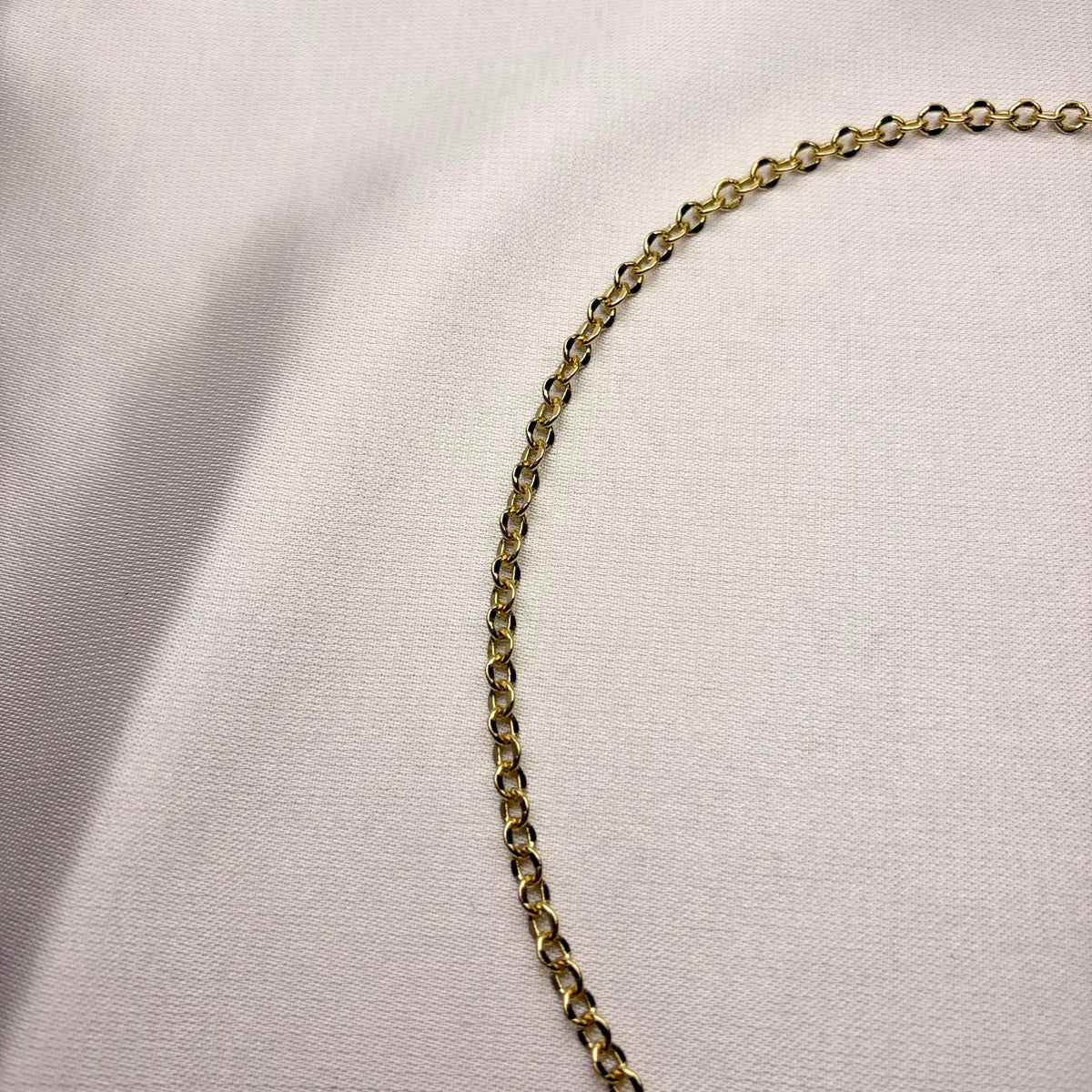 Cadena Aurora laminado en oro 14K