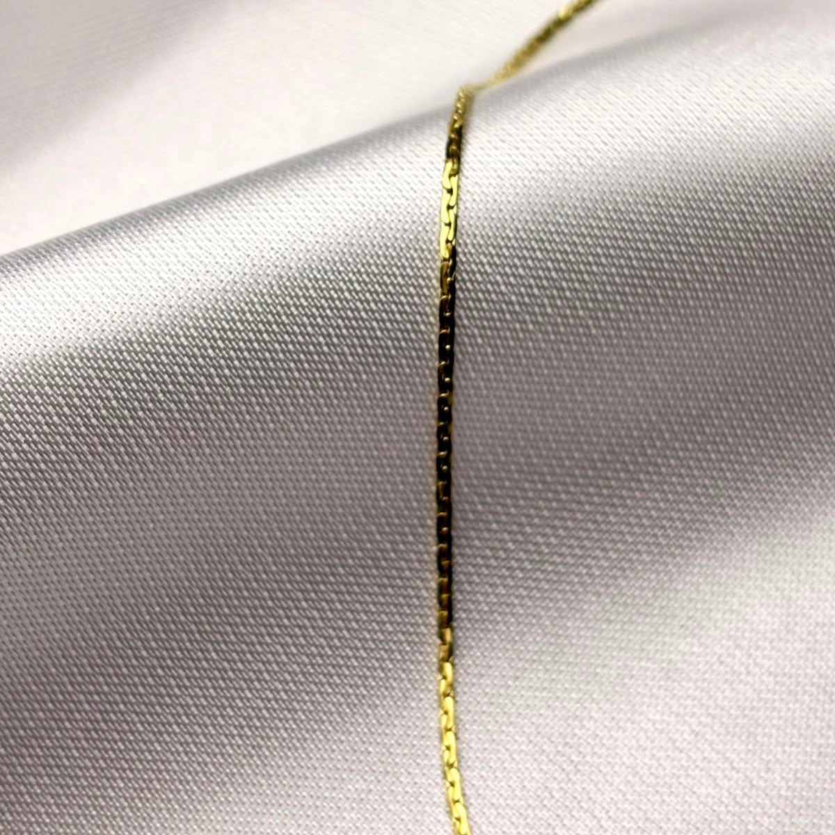 Cadena Esencia laminado en oro 14K